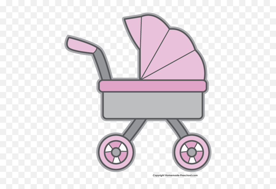 Baby Shower Clipart Emoji,Baby Carriage Clipart