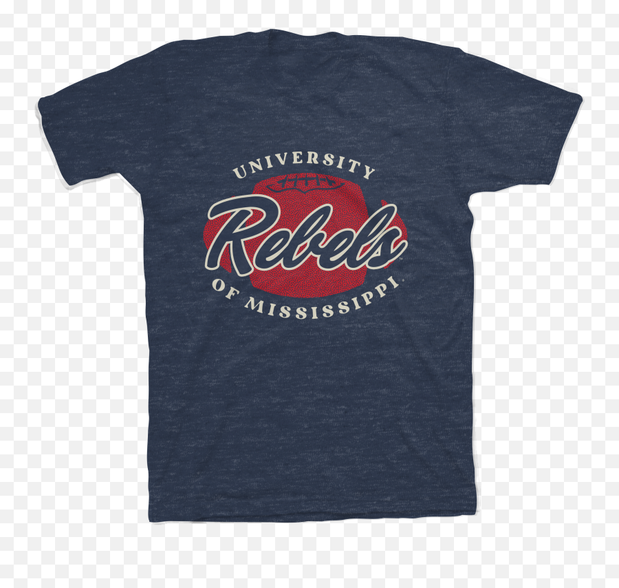 Football Shape T - Shirt University Of Mississippi U2013 Shop B Emoji,Edelbrock Logo