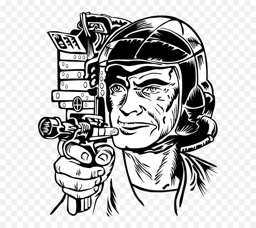 Ray Gun Science Fiction Laser - Free Vector Graphic On Pixabay Emoji,Laser Gun Png