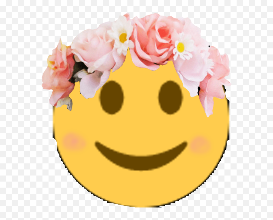 Flowercrown - Discord Emoji Emoji With Flower Crown,Flower Crown Transparent