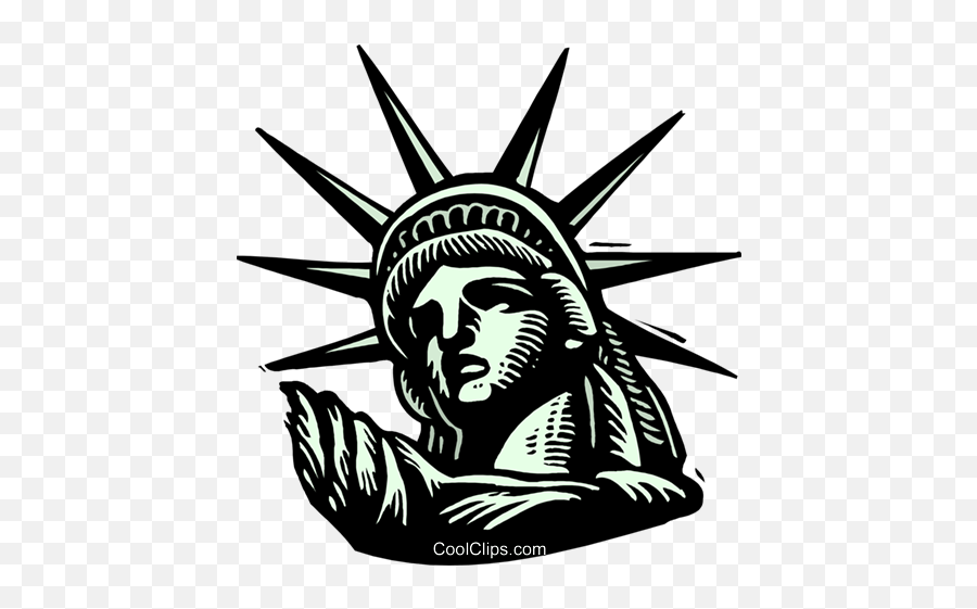 Statue Of Liberty Royalty Free Vector - Statue Of Liberty Art Vector Emoji,Statue Of Liberty Clipart