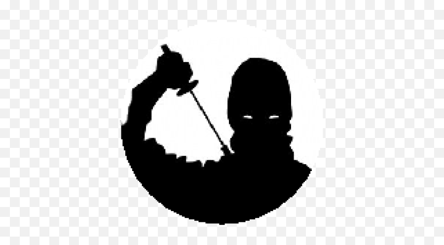 Prof Ninja - Roblox Emoji,Ninja Silhouette Png