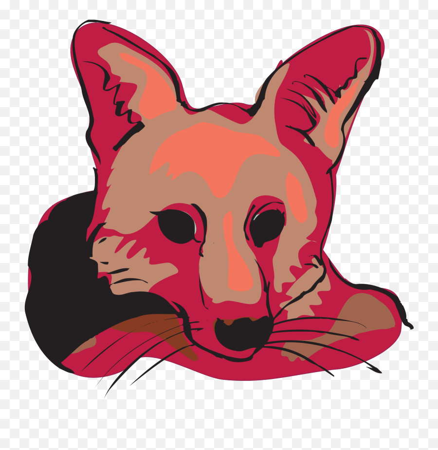 Red Fox Face Svg Vector Red Fox Face Clip Art - Svg Clipart Clip Art Emoji,Lion Head Clipart