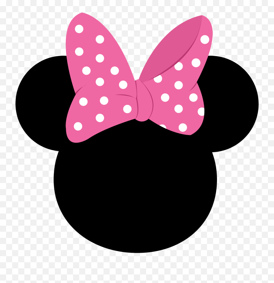 Minnie Mouse Mickey Mouse Number Clip - Minnie Mouse Head Clipart Emoji,Minnie Mouse Bow Clipart