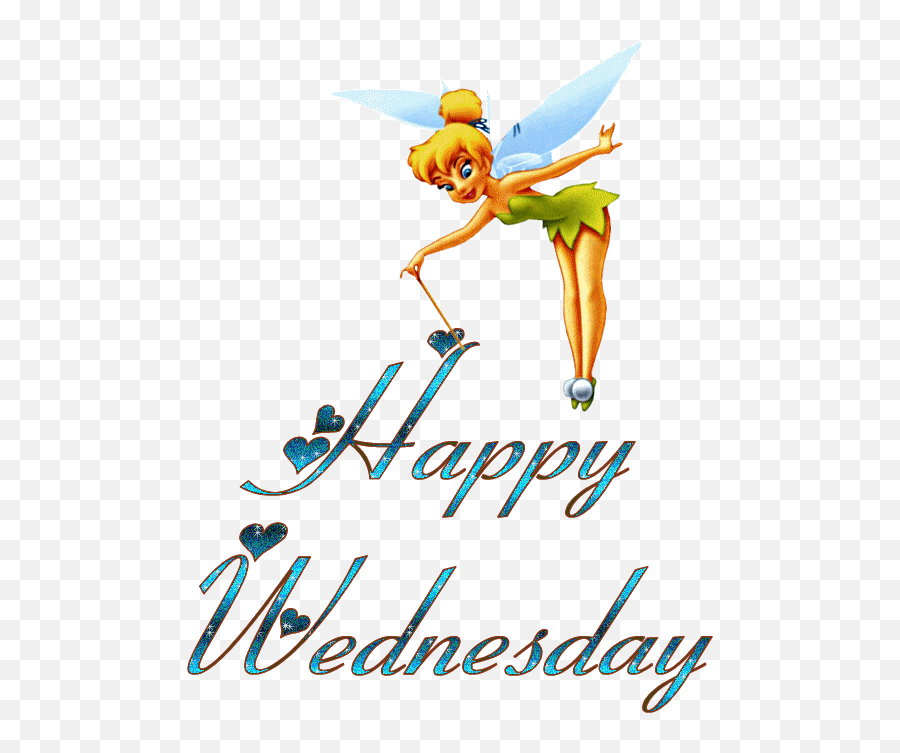 Happy Wednesday Greeting Cards Free Download All Images - Happy Wednesday Tinker Bell Emoji,Wednesday Clipart