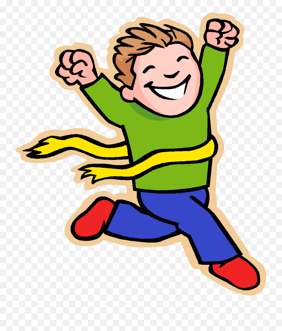 Free Clip Art - Boy Running Clipart Emoji,Running Clipart