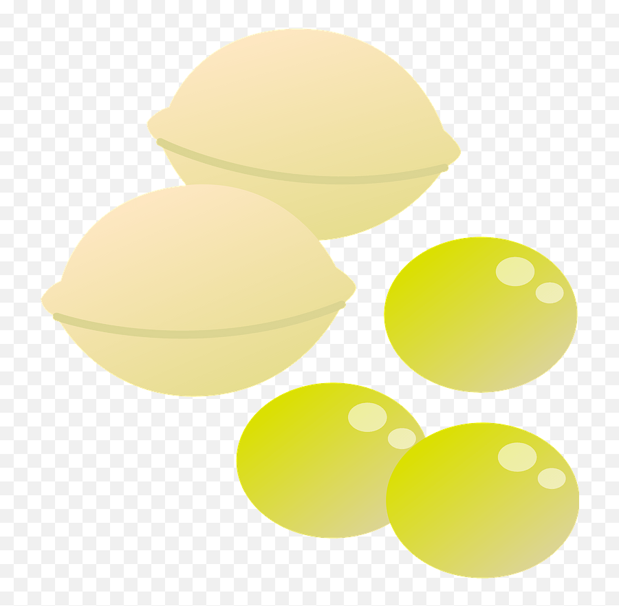 Ginkgo Seeds Clipart - Dot Emoji,Seeds Clipart