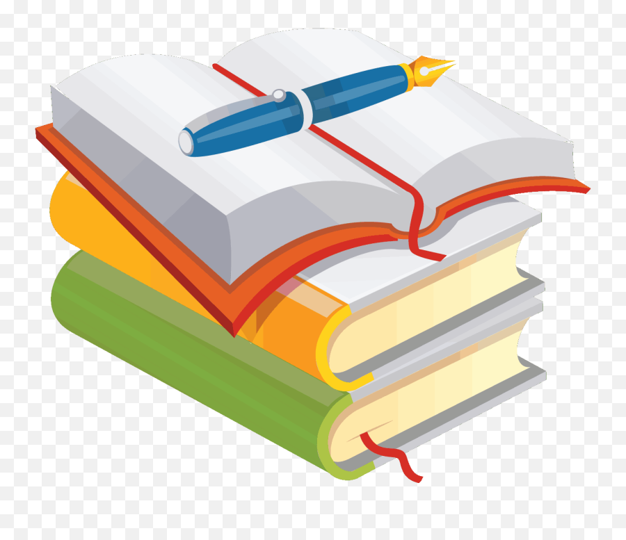 Download Books And Pen Png Png Image With No Background - Books And Pen Png Emoji,Pen Transparent Background