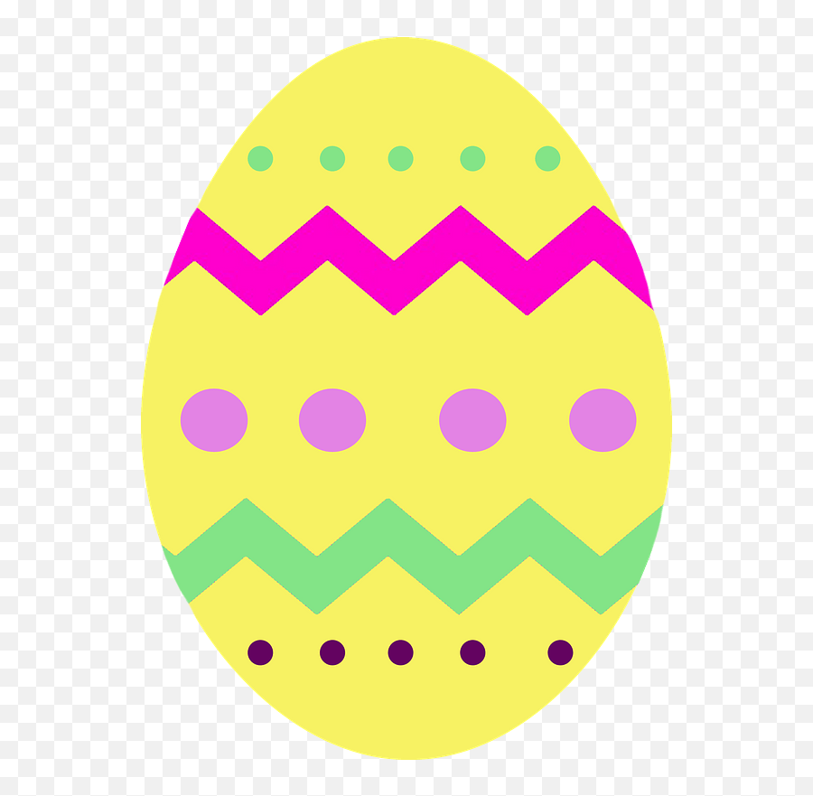 Yellow Easter Egg Clipart - Easter Egg Yellow Emoji,Easter Egg Clipart