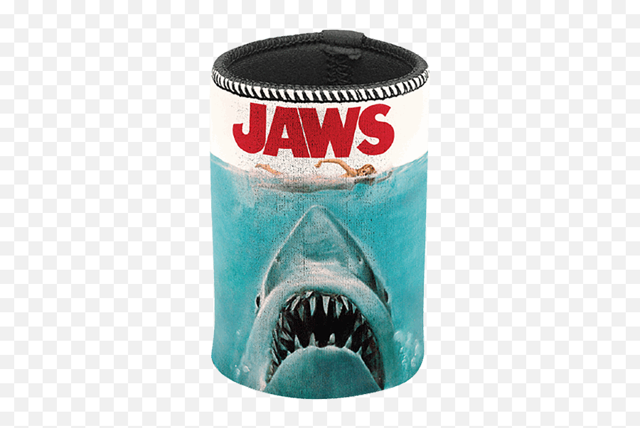 Jaws Logo Can Cooler - Jaws Movie Poster Emoji,Jaws Logo
