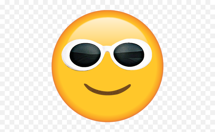 Sunglasses Glasses Emoji Sticker - Clout Goggle Emoji,Clout Goggles Transparent