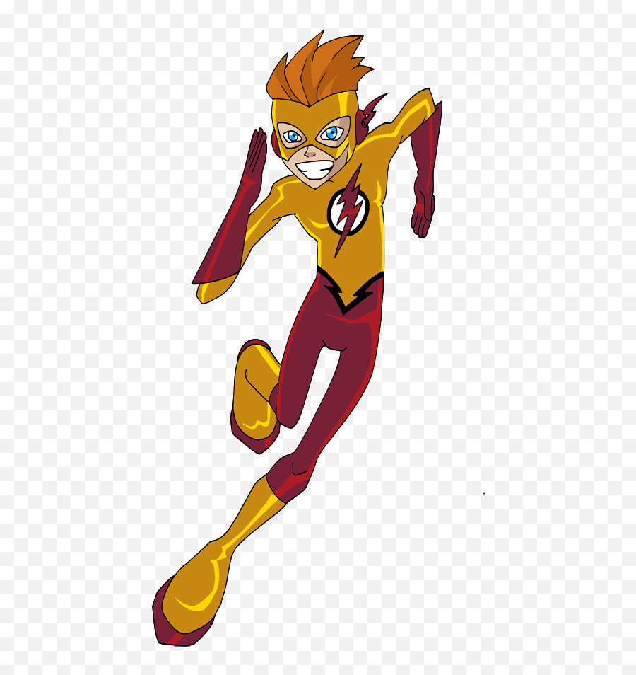 Kid Flash Transparent Png - Jovens Titãs Kid Flash Wally West Emoji,Flash Clipart