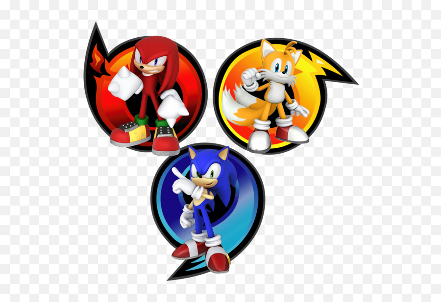 Who Would Win In A Fight Sonic Tails And Knuckles Or - Sonic Heroes Team Sonic Emoji,Sonic And Knuckles Logo