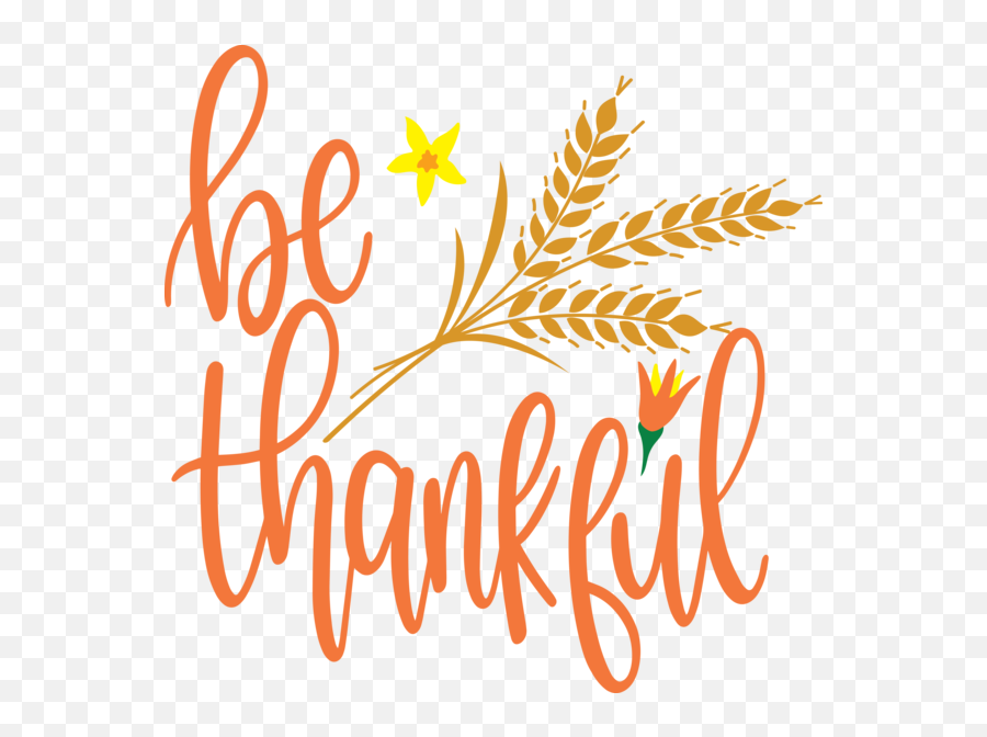Thanksgiving Logo Yellow Flower For Give Thanks For - Give Thanks Transparent Emoji,Yellow Flower Transparent