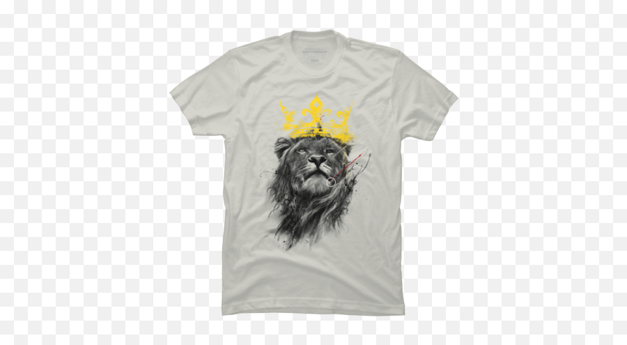 Lion T - Shirts Tanks And Hoodies Design By Humans Emoji,Lion Logo Design