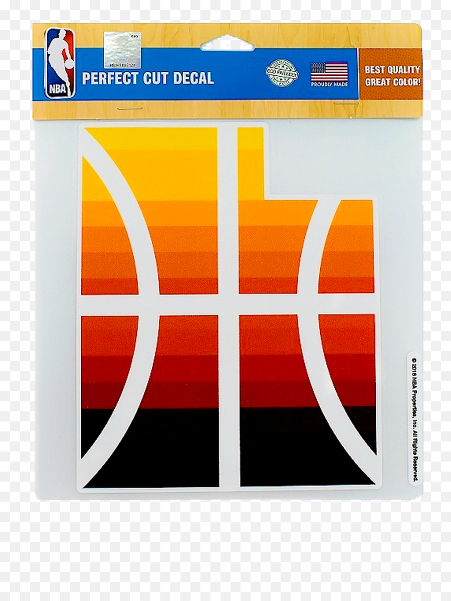 Utah Jazz Decal 8x8 Wincraft Sticker - Vertical Emoji,Utah Jazz Logo
