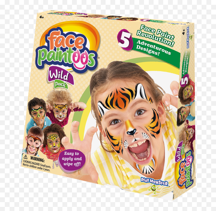 Face Paintoos Wild Pack Emoji,Face Tattoos Png