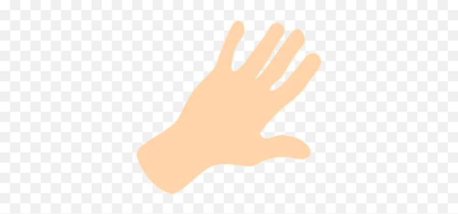 Download Hand Palm Fingers Open Spread White Hand H - Mano Emoji,H Clipart