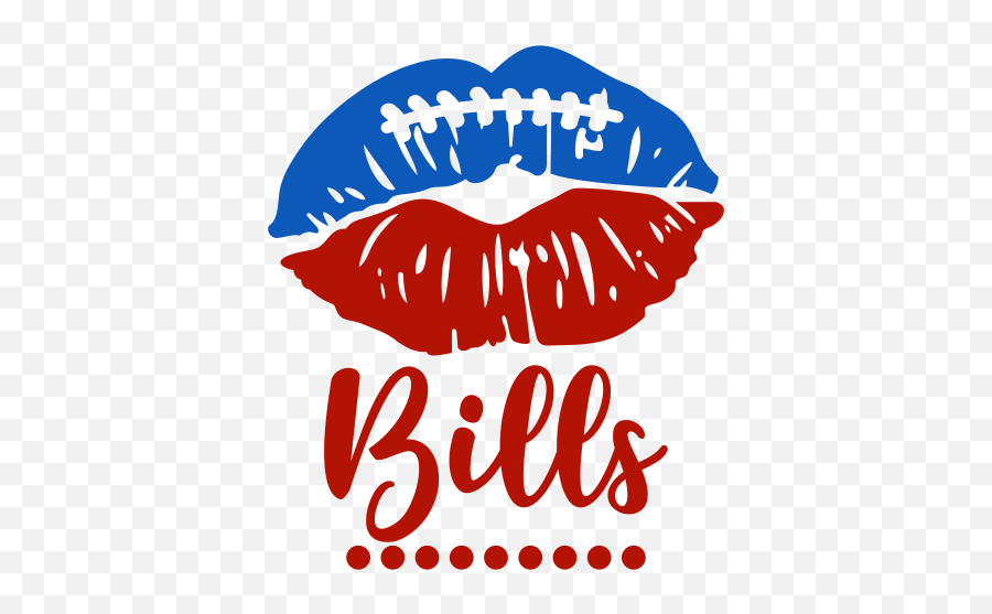 Buffalo Bills Lips Svg Bills Lips Vector File Buffalo Emoji,Minnesota Vikings Logo Vector
