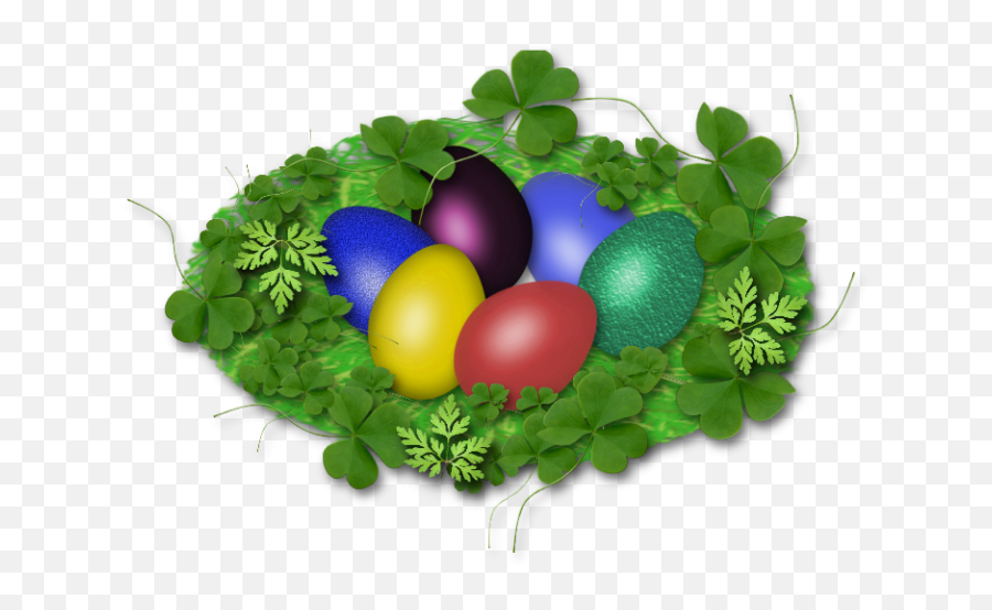 Download Osternest Png - Thanksgiving Full Size Png Image Easter Egg Emoji,Thanksgiving Png