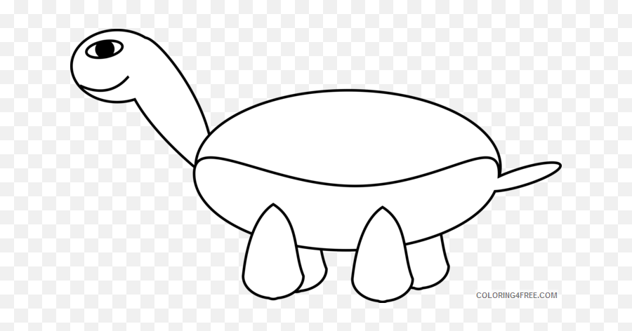 Turtle Outline Coloring Pages Turtle Printable Coloring4free Emoji,Ninja Turtle Clipart Black And White