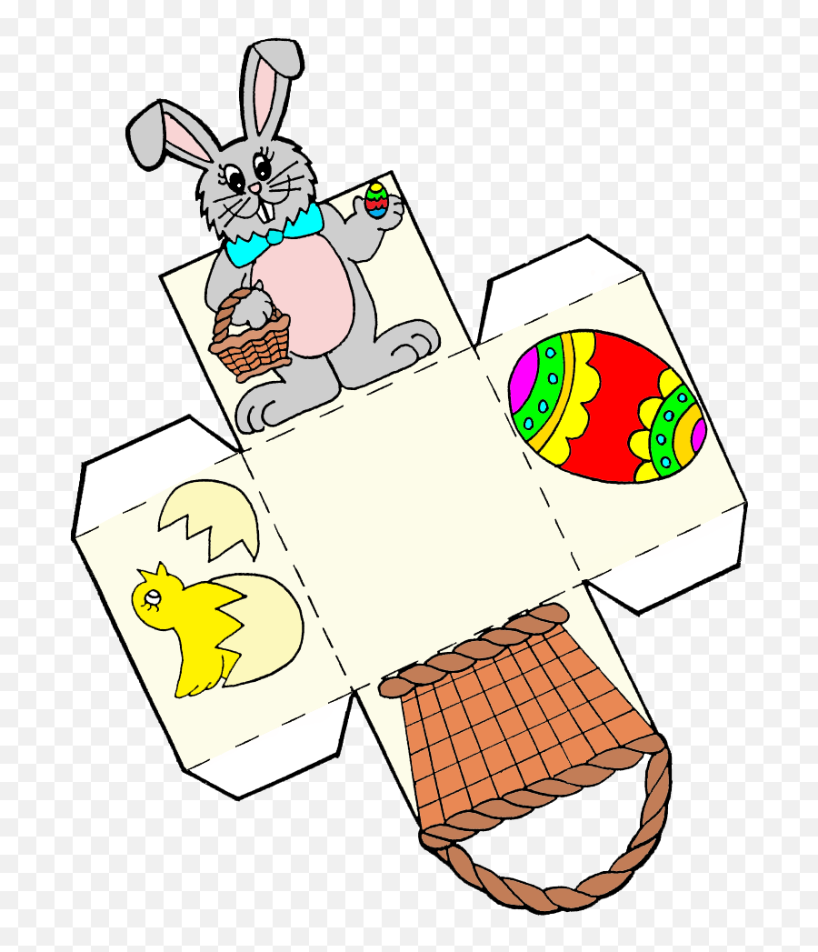 Classroom Treasures - Easter Egg Basket Template Clipart Baskets Templates For Easter Emoji,Easter Basket Clipart