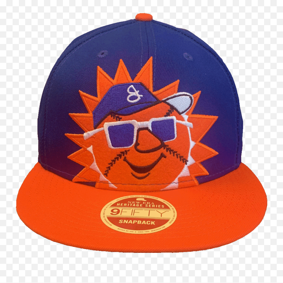 Jacksonville Jumbo Shrimp Jacksonville Suns Oversized Logo Heritage Series 9fifty - For Adult Emoji,Suns Logo
