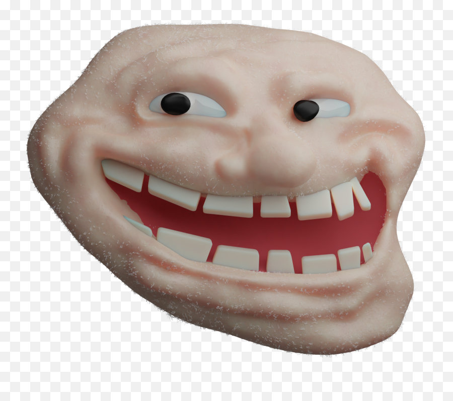 Thanks I Hate Realistic Troll Face - Fictional Character Emoji,Troll Face Transparent