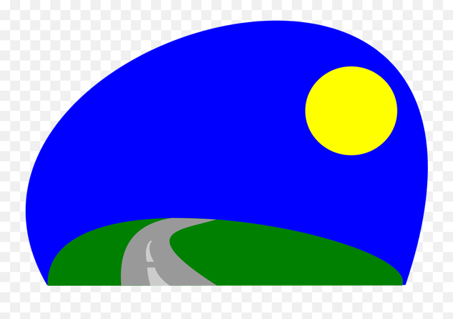 Landscape Road Horizon - Free Vector Graphic On Pixabay Horizonte Desenho Png Emoji,Road Trip Clipart