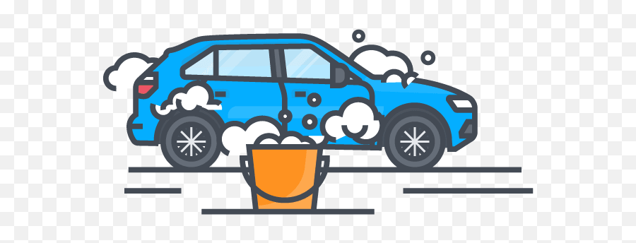 Your Car Brand New - Car Getting Washed Emoji,Car Wash Clipart