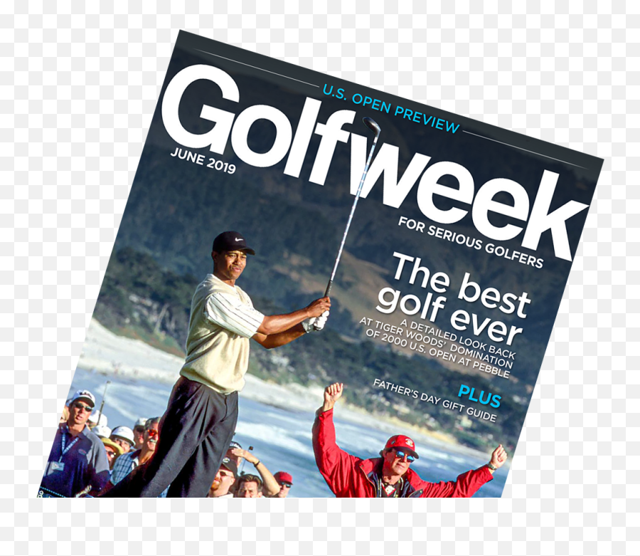 June Cover Tilted Golfweek - Golfweek Emoji,Tiger Woods Logo