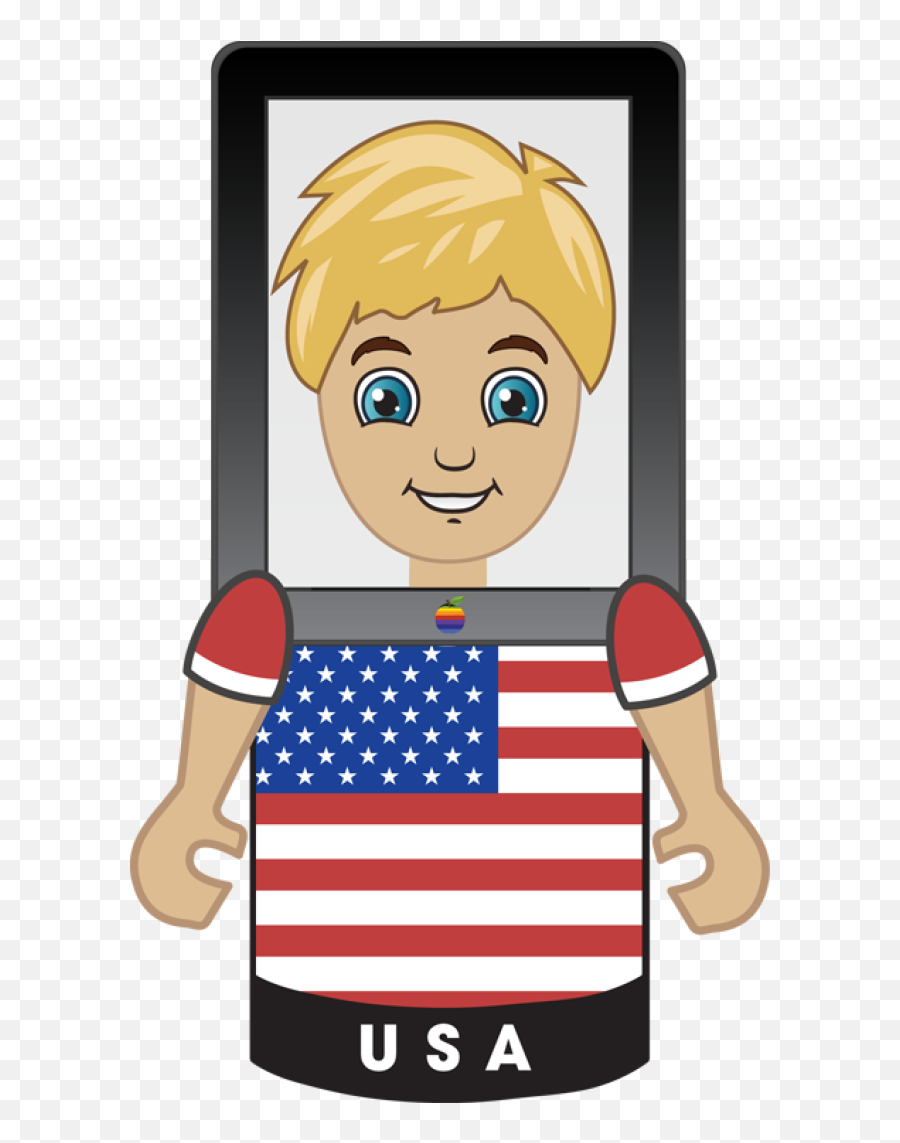 Photoshop Kids Computer Kids Clipart Clipart Boy - American Emoji,United States Clipart