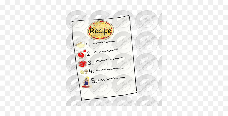 Recipe Picture For Classroom Therapy - Dish Emoji,Recipe Clipart