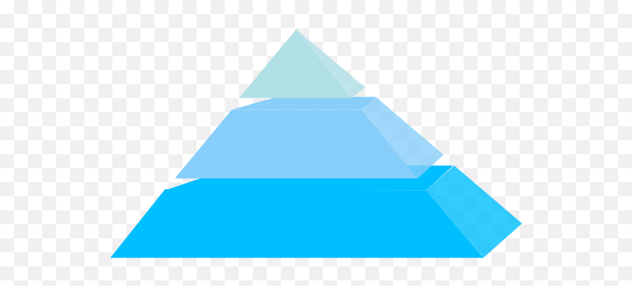 3 Layer Pyramid Png - Transparent 3 Level Pyramid Emoji,Pyramid Png