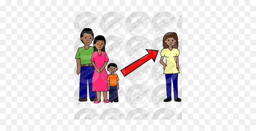 Aunt Picture For Classroom Therapy Use - Great Aunt Clipart Boy Emoji,Babysitter Clipart