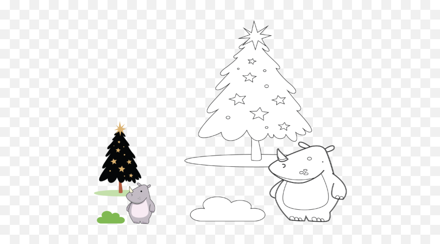 217 Large Designs U0026 Graphics - New Year Tree Emoji,Investigator Clipart