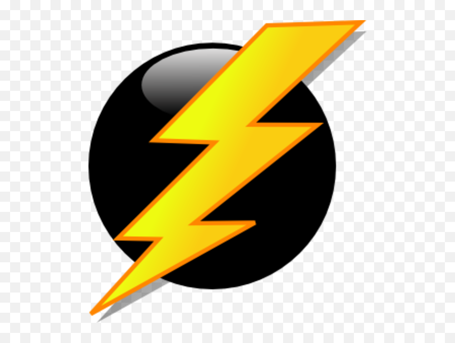 Lightning Bolt Icons Clipart Panda - Free Clipart Images Lightning Round Emoji,Lightning Bolt Png