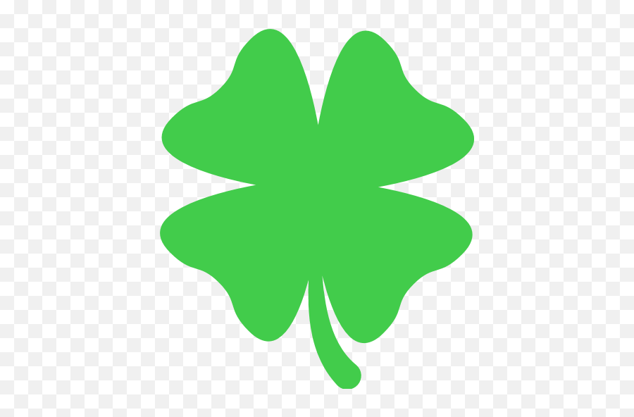 Four Leaf Clover Emoji - Download For Free U2013 Iconduck,Leaf Emoji Png