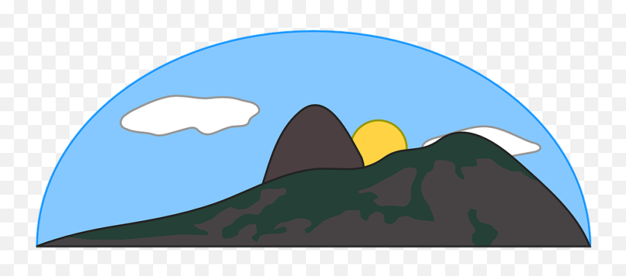 Hill Clipart Go Tell It On Mountain Hill Go Tell It On - Mountain Clipart With Sky Emoji,Mountain Clipart
