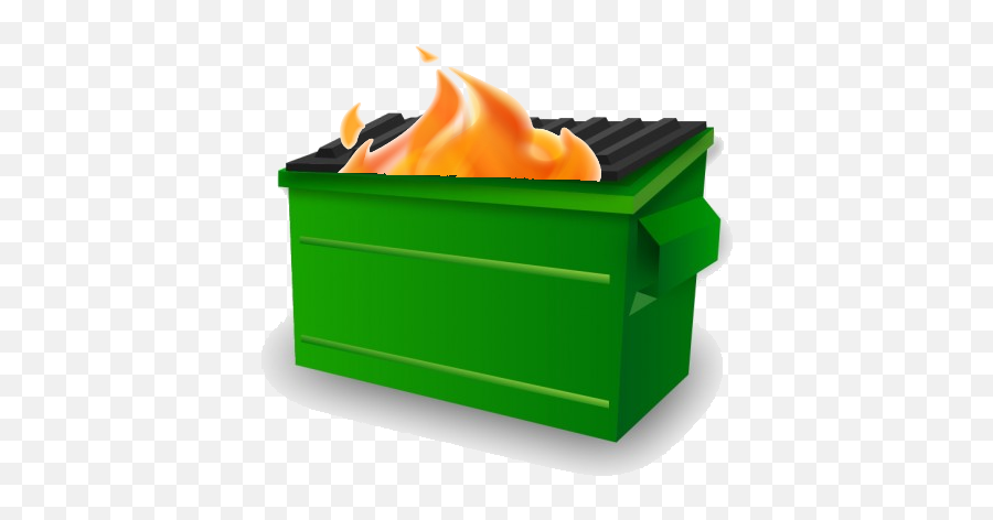 Grimes On Twitter - Dumpster Fire Emoji Slack Full Size,Flame Emoji Transparent
