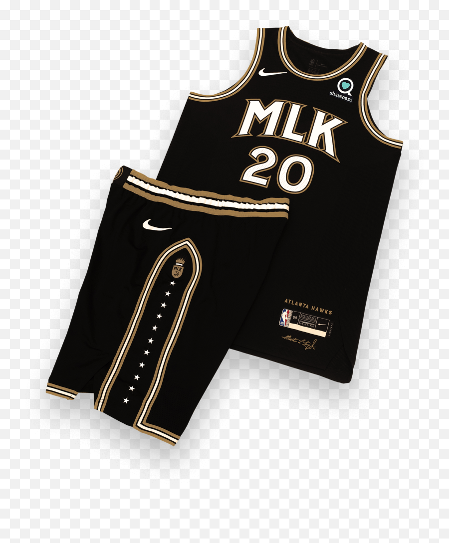 20 - 21 Mlk Nike City Edition Atlanta Hawks Emoji,Nike Ace Logo Tank