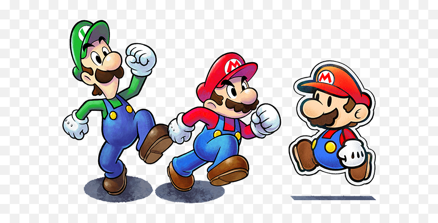 Mario And Luigi Png Image With - Paper Mario Y Luigi Emoji,Luigi Png