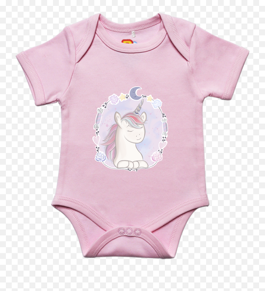 Magical Unicorn Baby Onesie Girlsu0027 Clothing Clothing Emoji,Baby Onesie Png