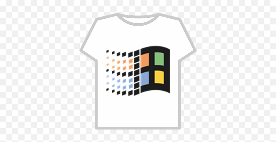 Logo August 1979 - Short Sleeve Emoji,Windows 95 Logo