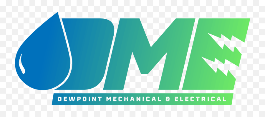 Logo Design For Dewpoint Mechanical And - Horizontal Emoji,Logo Design Inspiration