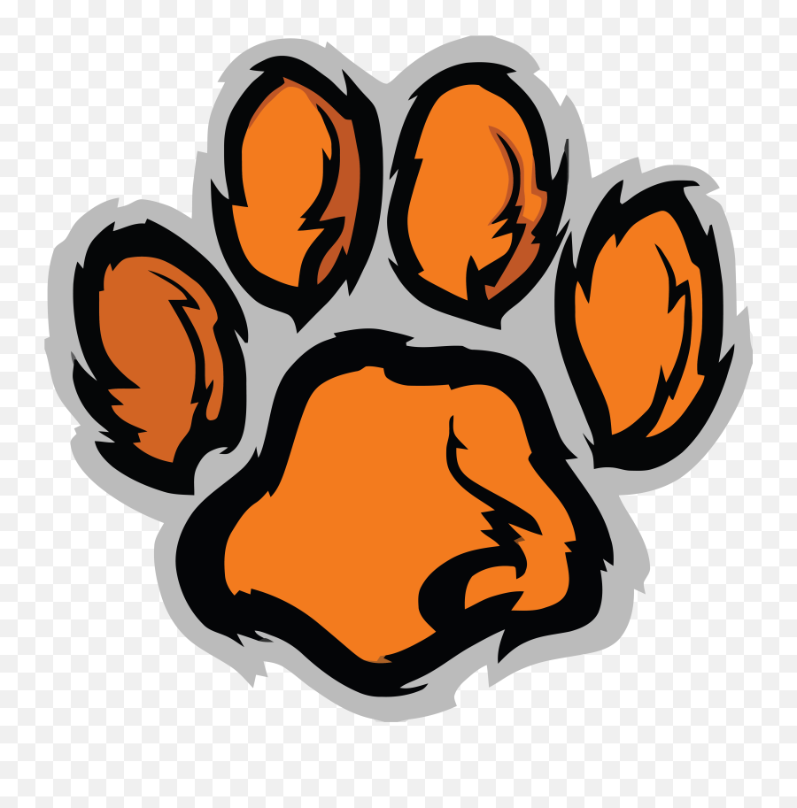Jpg Freeuse Tiger Paw Clemson University - Tiger Paw Print Tiger Paw Clipart Emoji,Clemson Tigers Logo