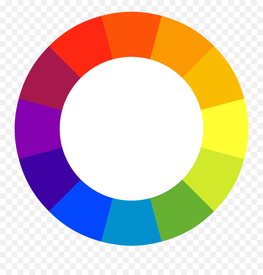 Analogous Colours On Colour Wheel Clipart - Full Size Color Wheel Svg Emoji,Transparent Color