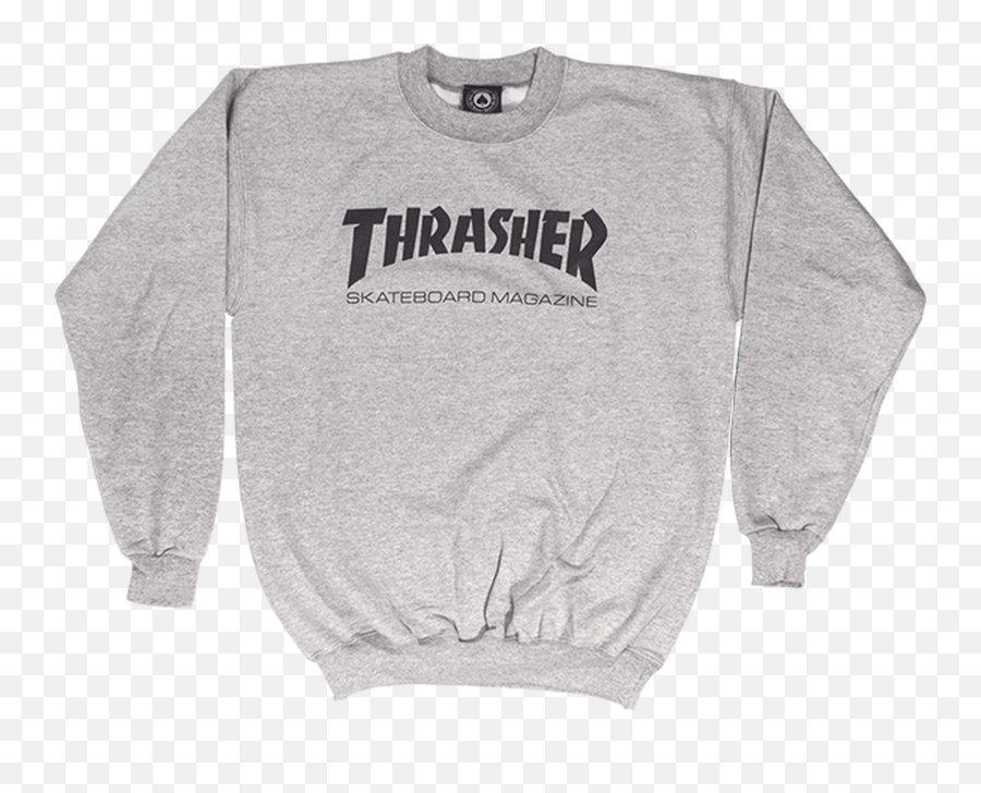 Thrasher Mag Logo Crewneck Sweatshirt Emoji,Thrasher Logo