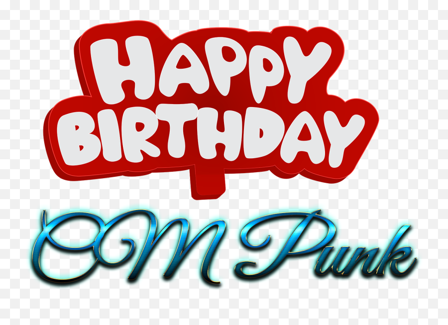 Download Cm Punk Happy Birthday Name Emoji,Cm Punk Logo