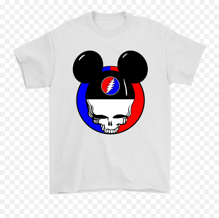 Grateful Dead X Disney Mickey Mouse - Short Sleeve Emoji,Mouse Logo